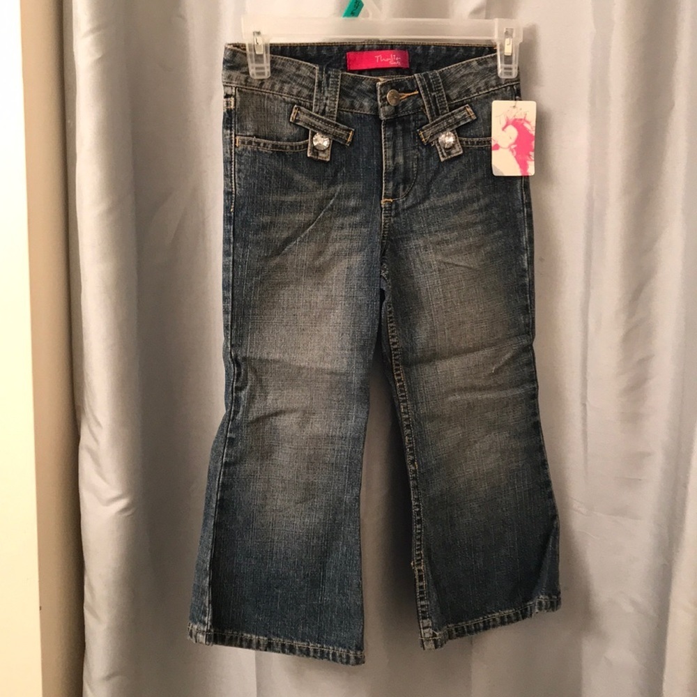 Thalia Sodi Kids Flare jeans size 10 NWT Vintage Y2K